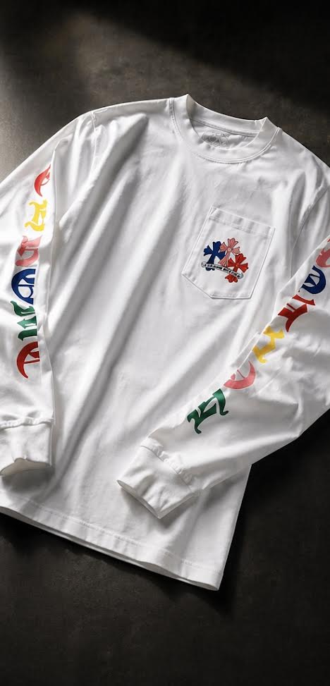 Prism Script Long Sleeve Pocket Tee Men's Extra Large XL