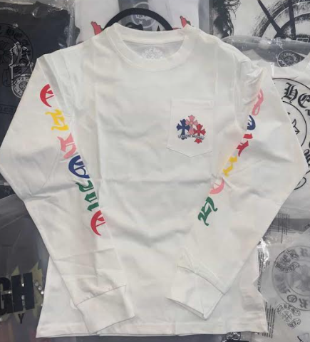 Prism Script Long Sleeve Pocket Tee Men's Large